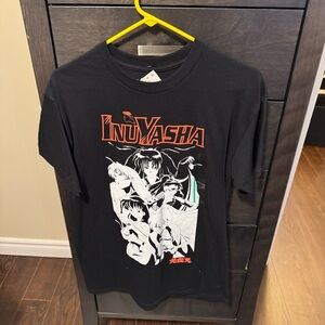 InuYasha Black Graphic T-Shirt